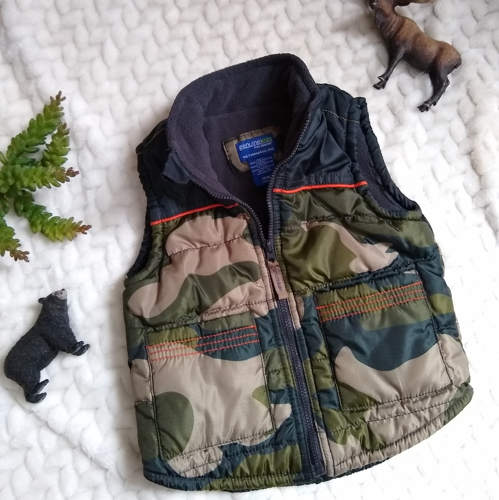 OshKosh B'gosh Toddler Fleece-lined Camo Vest